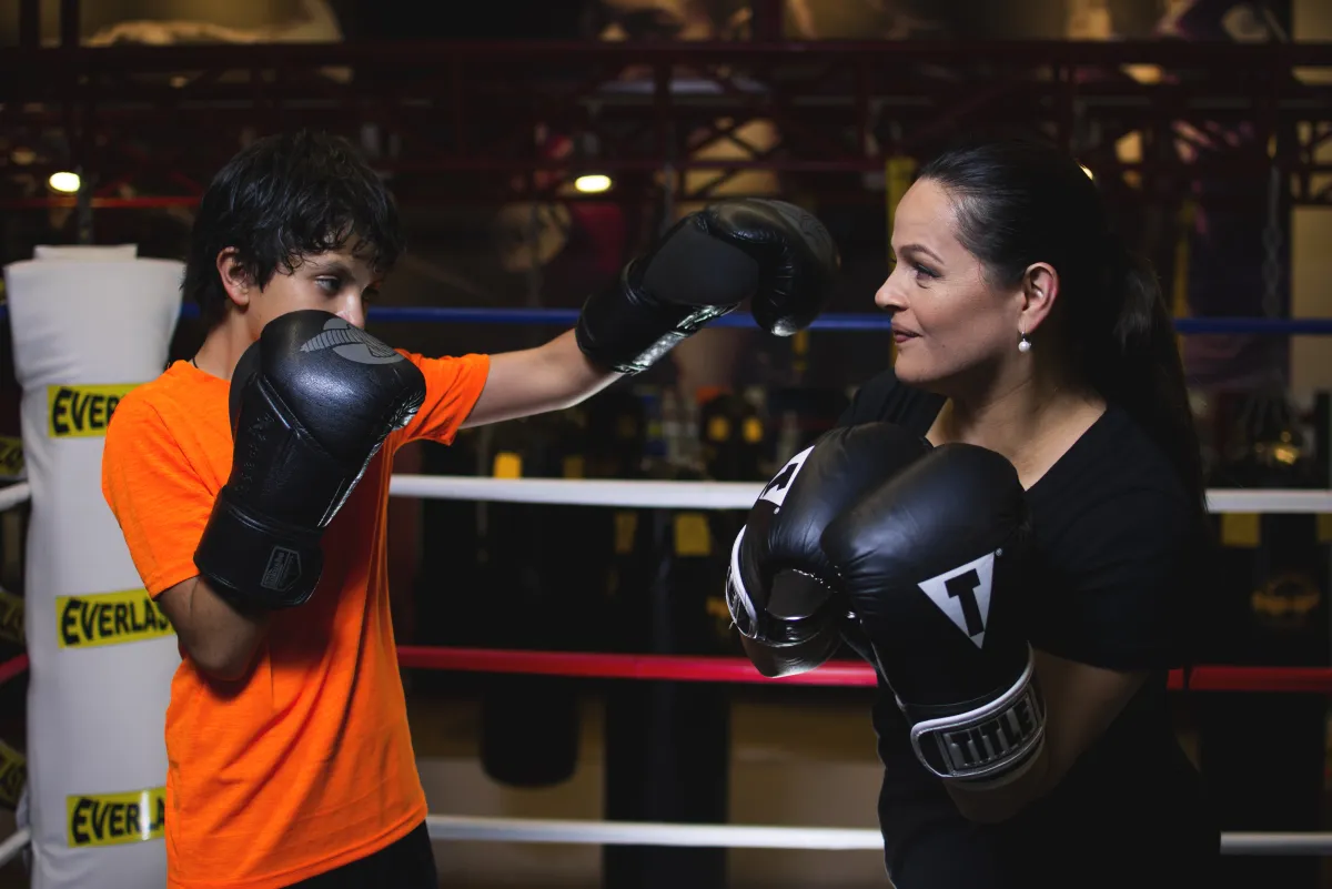 Técnica de boxeo real